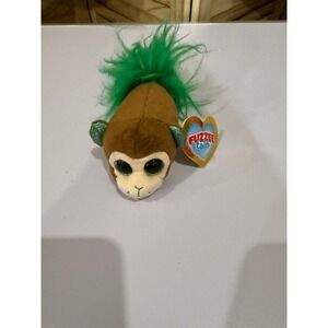 Fuzzee‎ Tails Bonzai Monkey Plush Green Tail